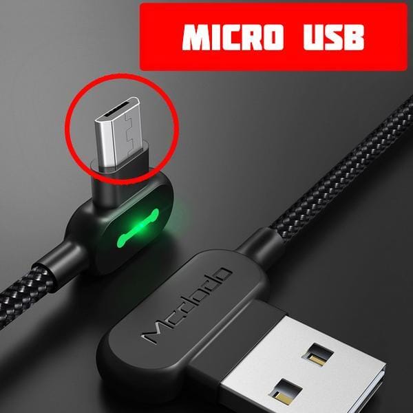 Carregador para iPhone - USB C - Micro-USB | Cabo Titã™ Eletrônicos LOJA Micro-USB 0.5m 