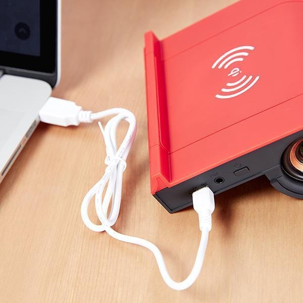 Carregador Wireless para celular com Caixa de Som Bluetooth Eletrônicos LOJA 