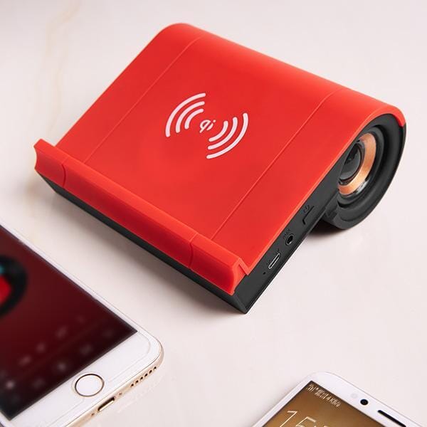 Carregador Wireless para celular com Caixa de Som Bluetooth Eletrônicos LOJA 
