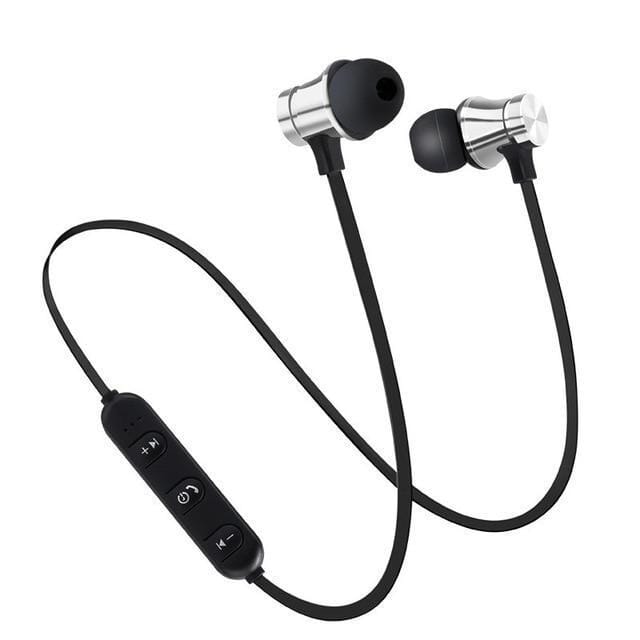 Fone de Ouvido Bluetooth 5.0 Eletrônicos LOJA Prateado 