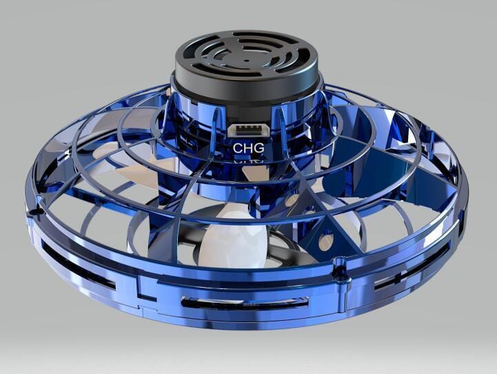 Mini Drone Giratório Eletrônicos LOJA Azul 